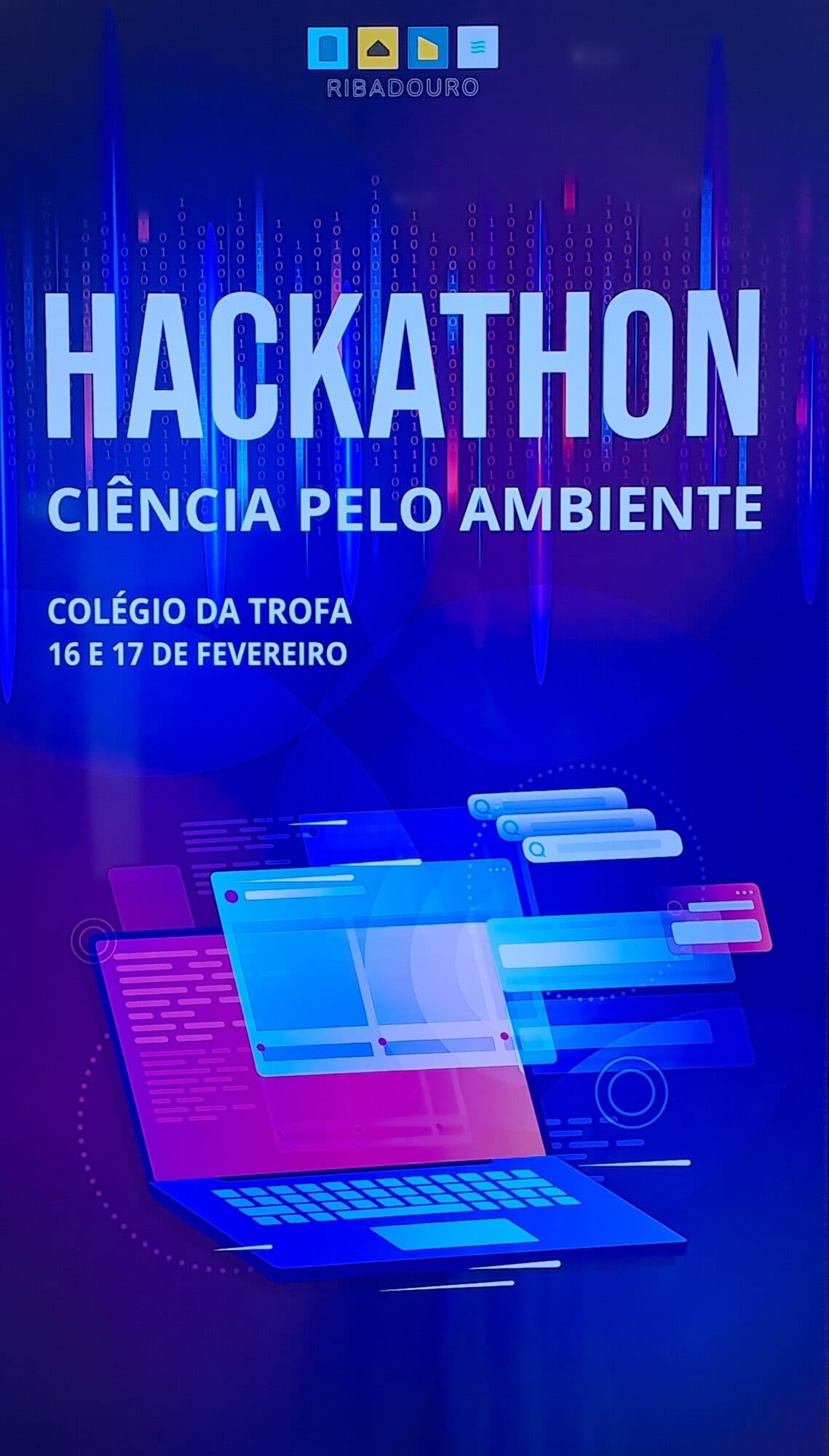 Trabalho durante o Hackathon 2024