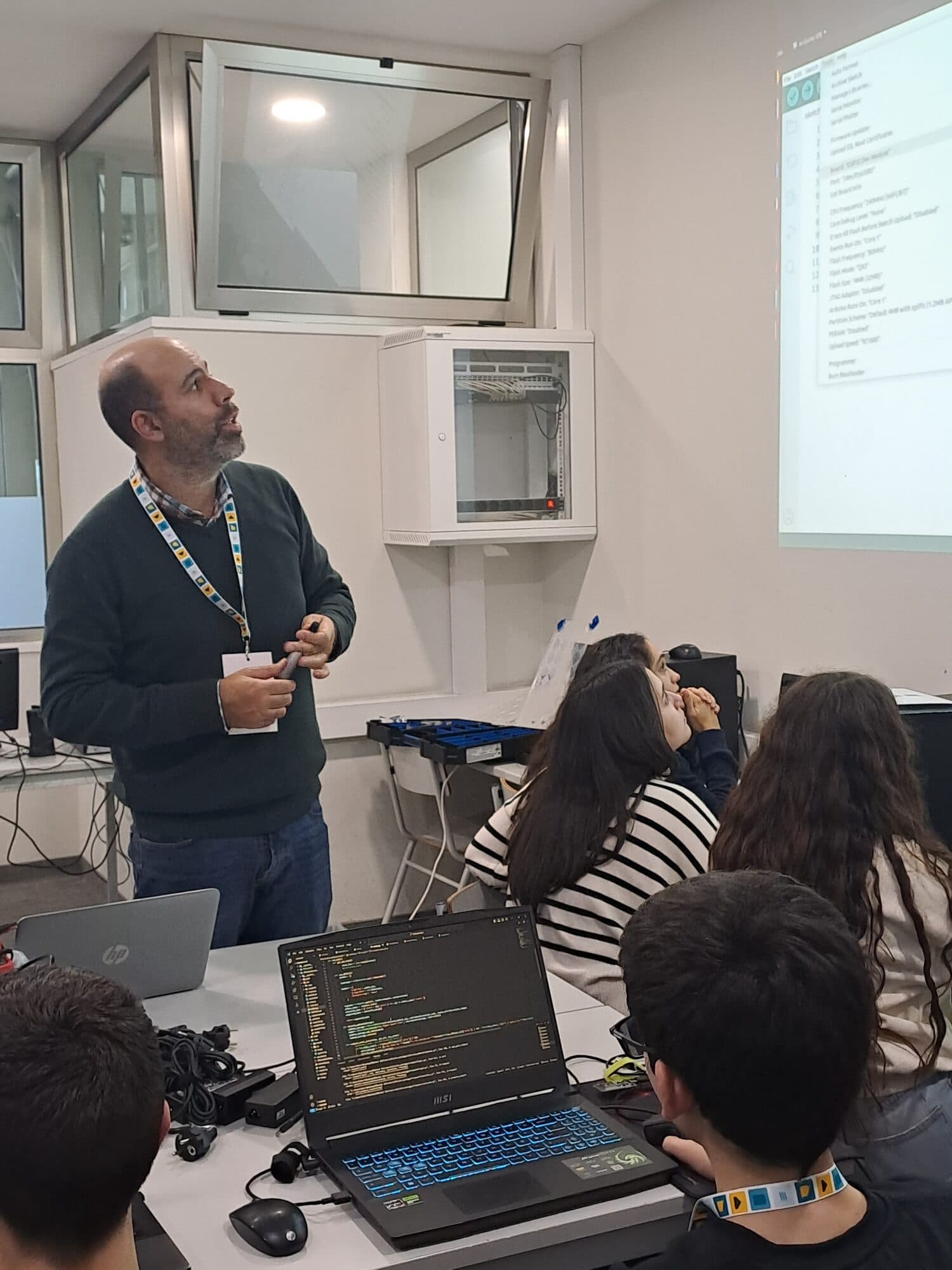 Momento do Hackathon 2024